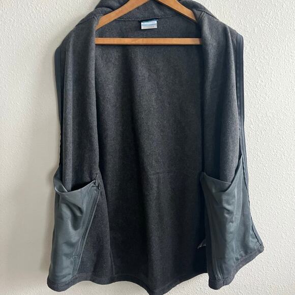 NWT Columbia Men's Steens Mountains Gray Vest Size LT Style AT1535 - Picture 9 of 10